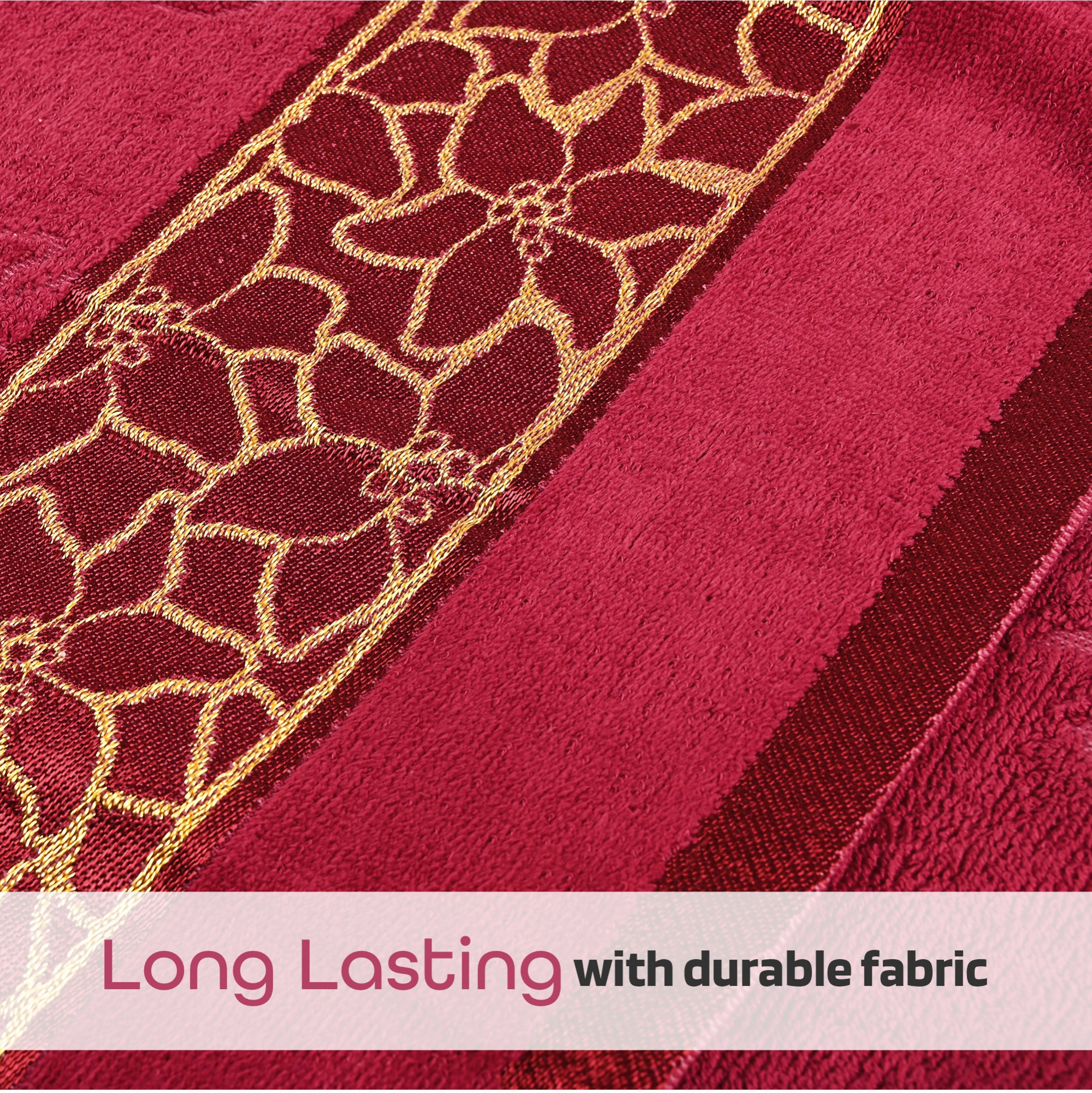 Kuber Industries 450 GSM Soft Blend Cotton Bathing Towel For MenWomen  FadeWrinkle Resistant Towels  30x60 Inches - Velvet Maroon