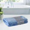 450 GSM Soft Blend Cotton Bathing Towel For Men/Women | Fade/Wrinkle Resistant Towels | 30x60 Inches - Velvet Blue