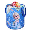 45L Foldable Dirty Clothes Laundry Basket With Handles For Washing - Baby Unwashed Dress Bin/Storage Box | Disney Frozen - Blue
