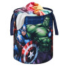 45L Foldable Dirty Clothes Laundry Basket With Handles For Washing - Baby Unwashed Dress Bin/Storage Box | Marvel Avengers - Blue