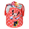 45L Foldable Dirty Clothes Laundry Basket With Handles For Washing - Baby Unwashed Dress Bin/Storage Box | Disney Minnie Dots - Red