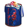 45L Foldable Dirty Clothes Laundry Basket With Handles For Washing - Baby Unwashed Dress Storage Box | Marvel Spiderman - Blue &amp; Red