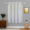 5 Feet Stylish Curtains for Living Room &amp; Bedroom | Light Control &amp; Pests Preventive Window Parde for Pooja Room &amp; Home Decor | Frill Net - White