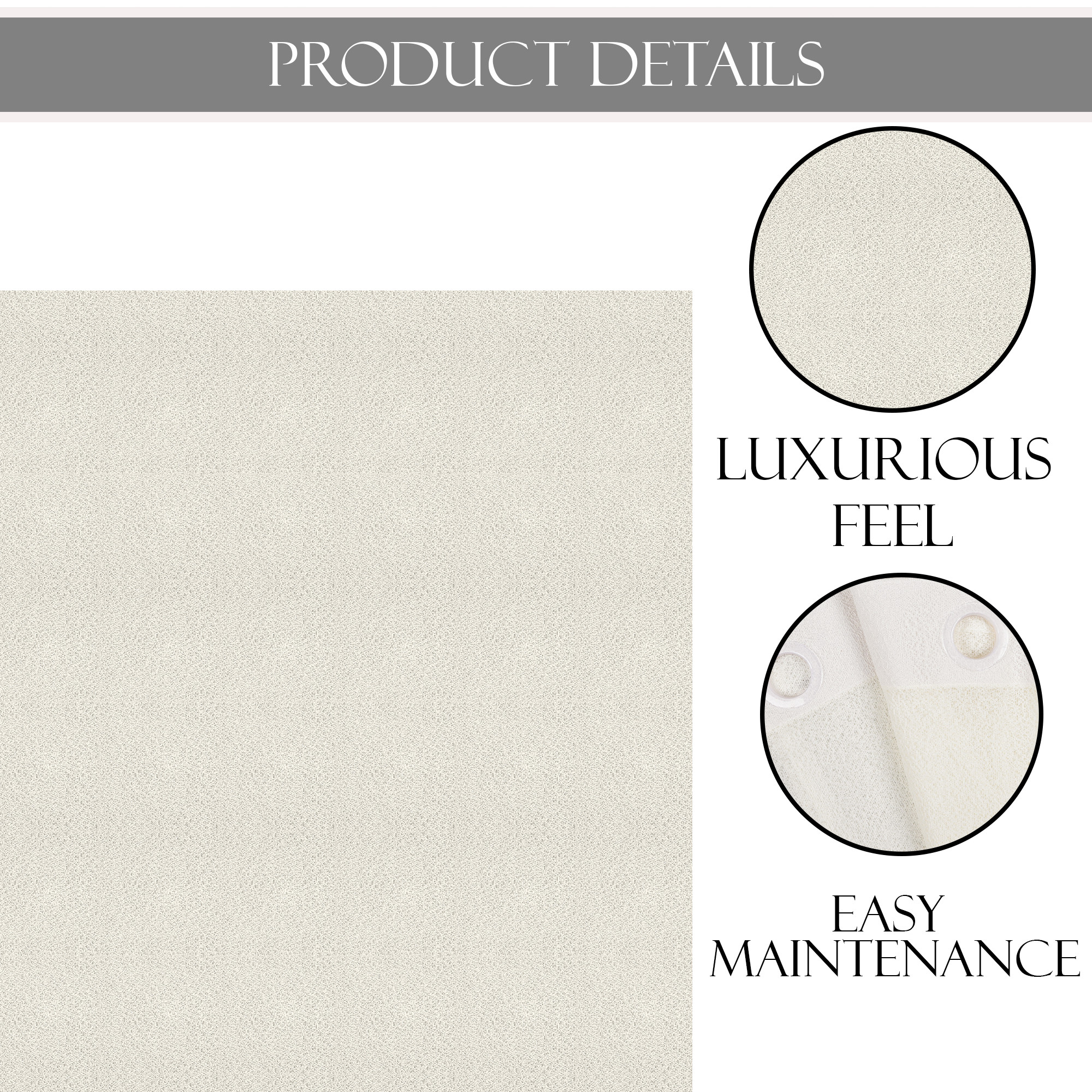Kuber Industries 5 Feet Stylish Curtains for Living Room  Bedroom  Light Control  Pests Preventive Window Parde for Pooja Room  Home Decor  Web Net - Cream