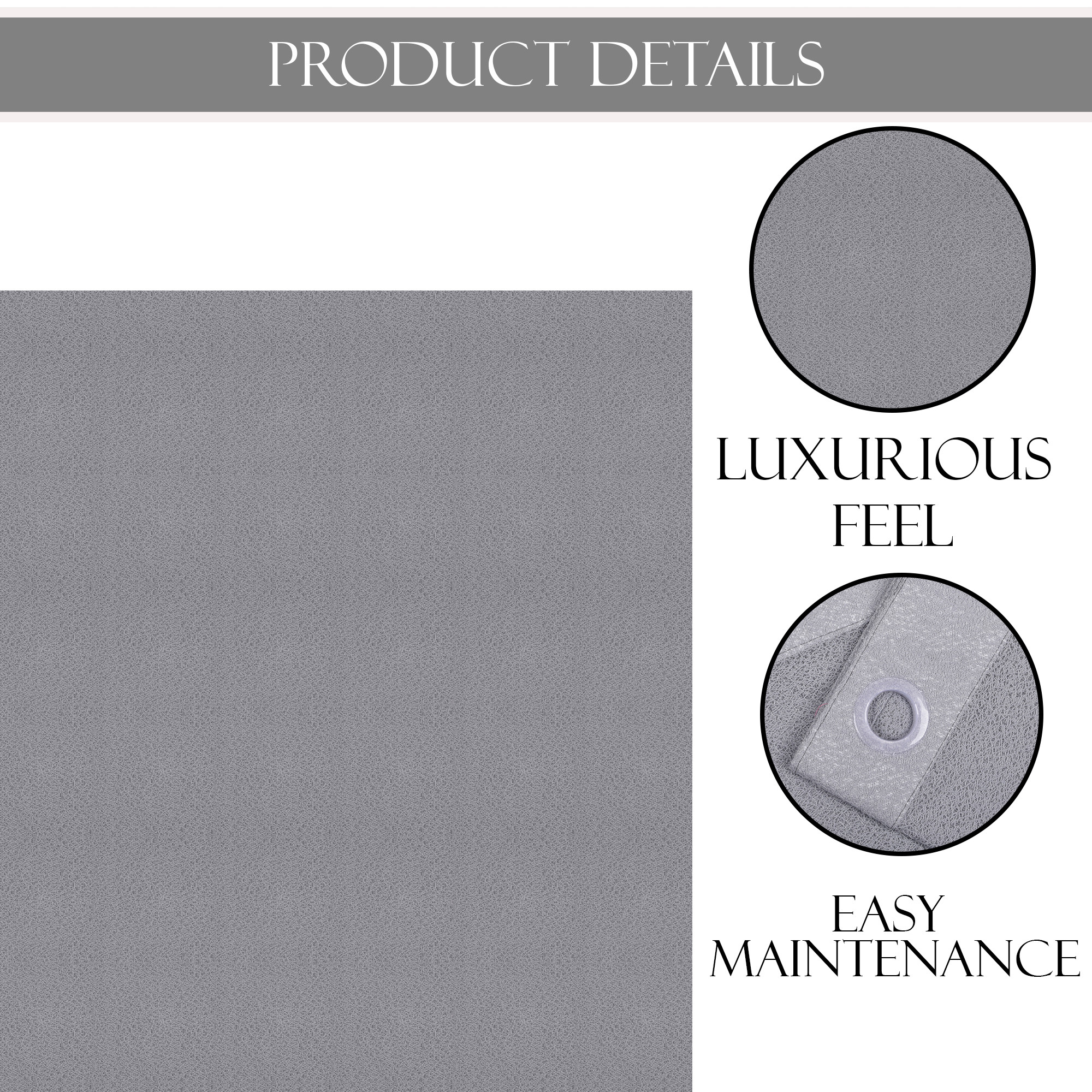 Kuber Industries 5 Feet Stylish Curtains for Living Room  Bedroom  Light Control  Pests Preventive Window Parde for Pooja Room  Home Decor  Web Net - Grey