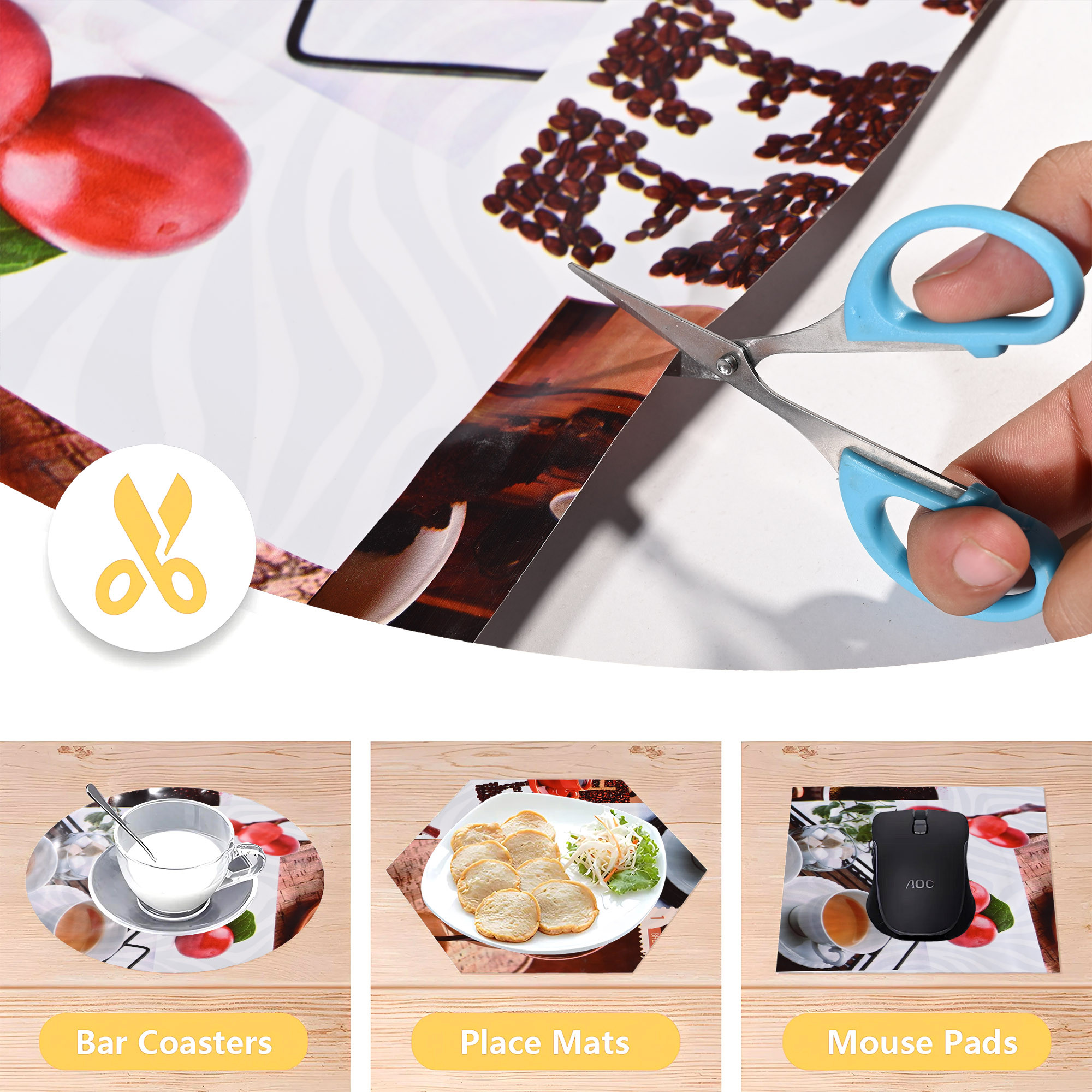 Kuber Industries 5 Meters Waterproof  Durable Kitchen Mats for Shelf Liner Roll  Wipeable Fridge Sheets for Shelves Cabinet Drawer  Tea Print - Beige  Brown