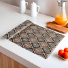 s Waterproof & Durable Kitchen Mats for Shelf Liner Roll | Wipeable Fridge Sheets for Shelves Cabinet Drawer | Tree Print - Brown & White