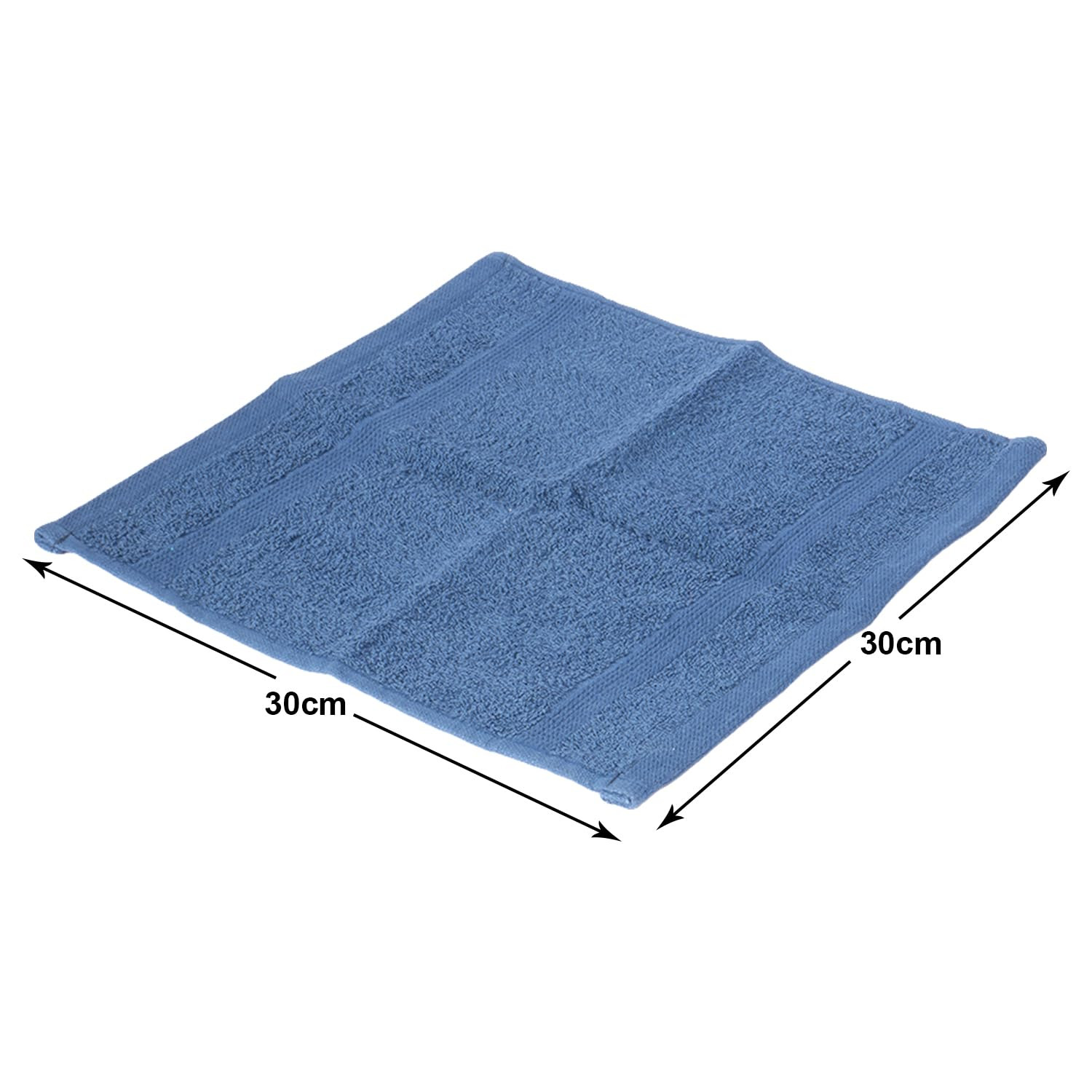 Kuber Industries 525 GSM Cotton Face towels |Super Soft, Quick Absorbent & Anti-Bacterial|Gym & Workout Towels|Pack of 4 (Multicolor)