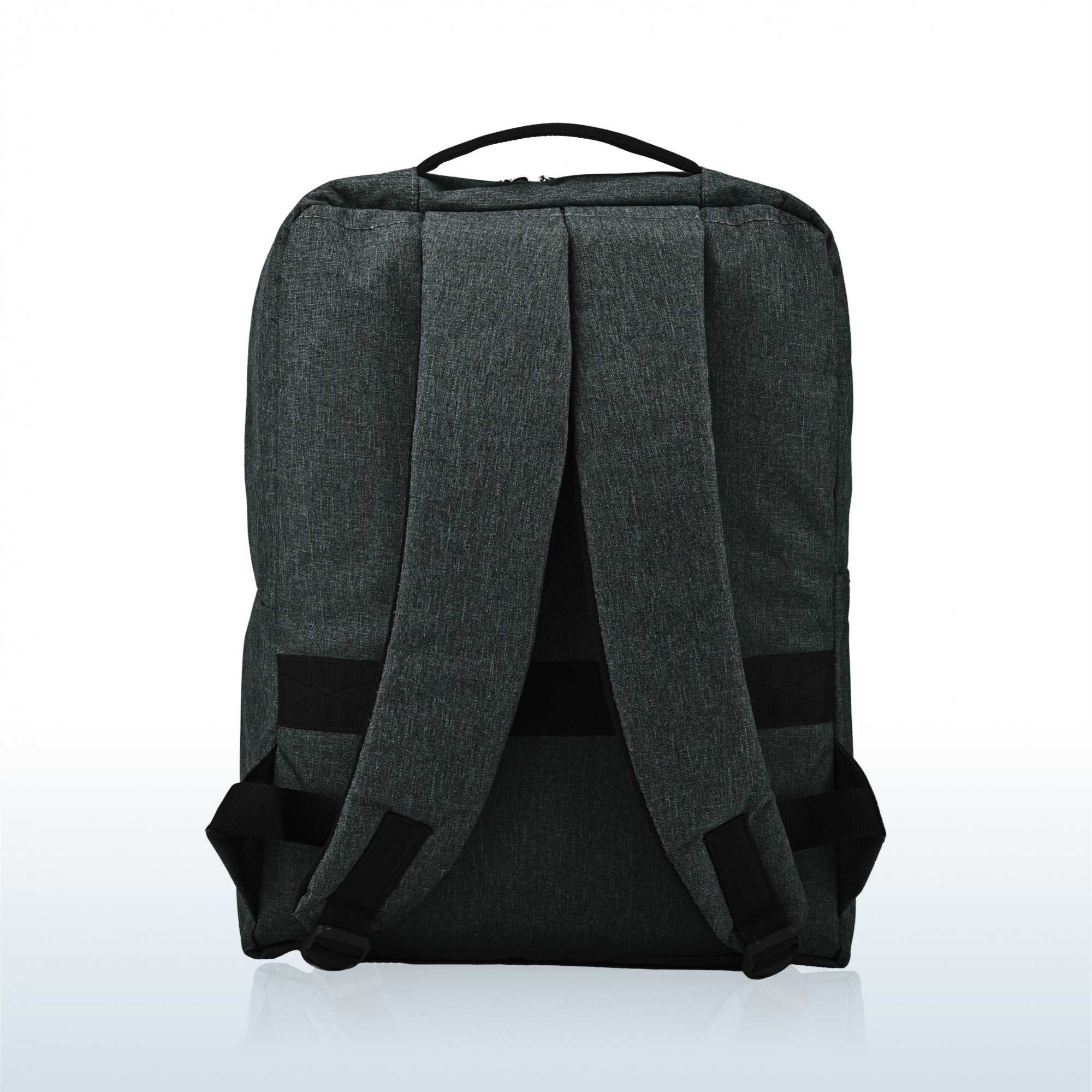 Kuber Industries 6 Compartment  3 Zipper  Multi-Functional Office Bags for Men  Advanced Anti-Theft Laptop Backpack for College  Business Laptop Bag for Women  Black