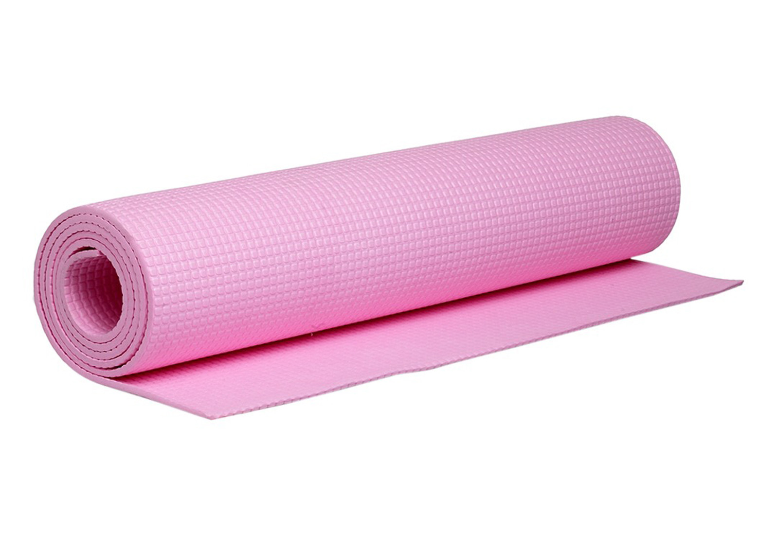 Kuber Industries 6 MM Extra Thick Yoga mat for Gym Workout and Flooring Exercise Long Size Yoga Mat for Men and Women, 6 x 2 Feet (Pink)-33_S_KUBQMART11588