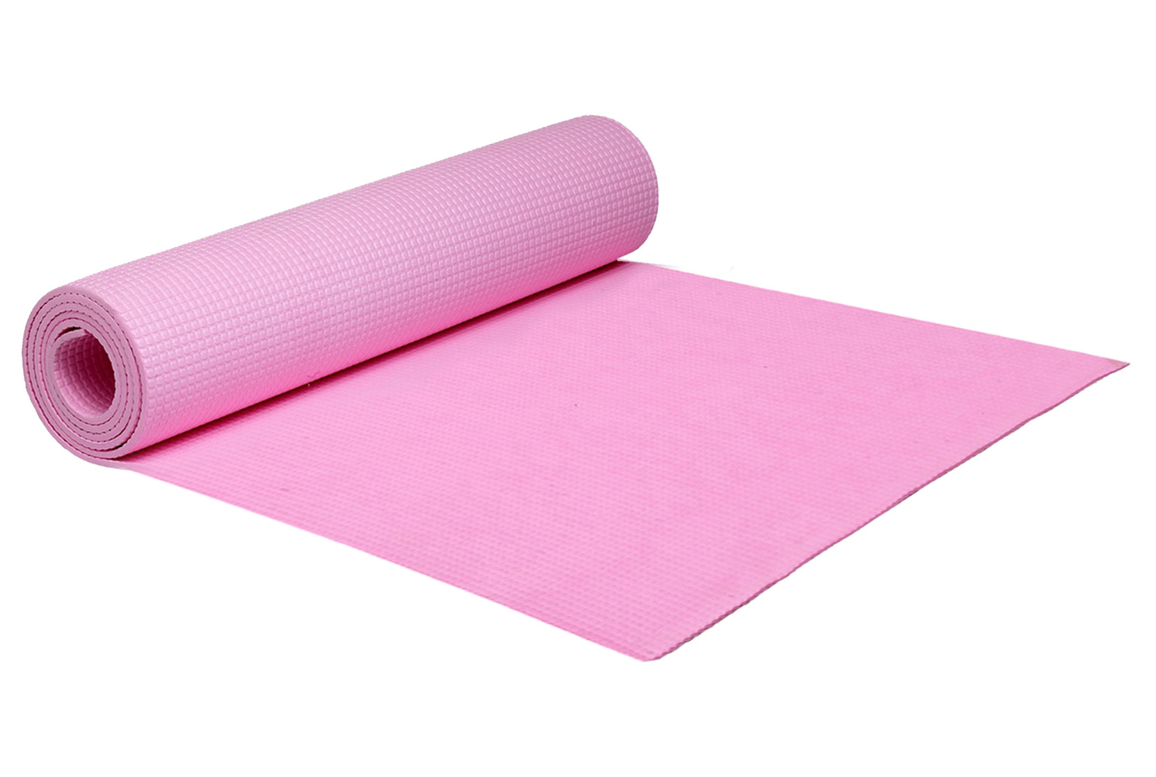 Kuber Industries 6 MM Extra Thick Yoga mat for Gym Workout and Flooring Exercise Long Size Yoga Mat for Men and Women, 6 x 2 Feet (Pink)-33_S_KUBQMART11588