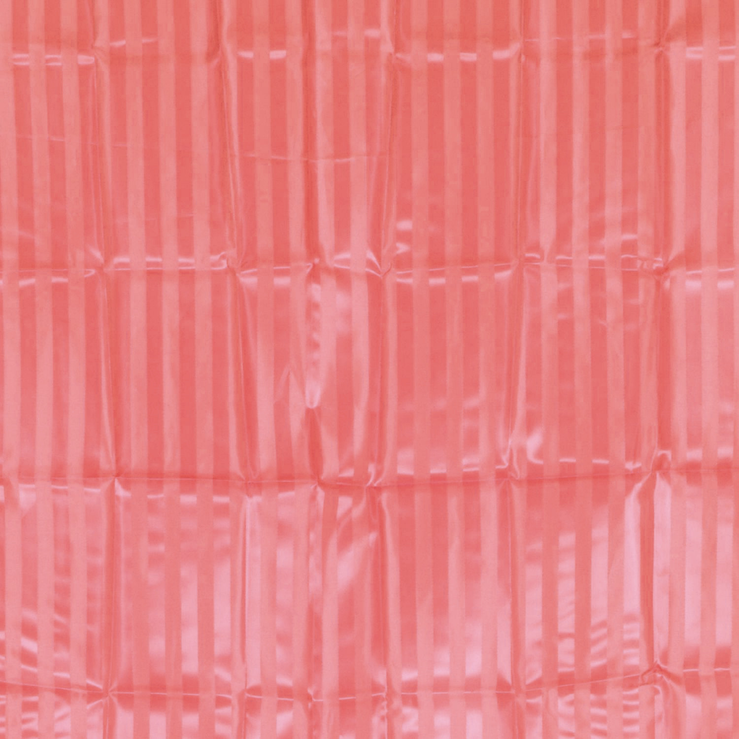 Kuber Industries 7 Feet PVC Shower Curtain/AC Curtain For Bathroom, Living Room With 8 Hooks (Pink)