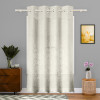9 Feet Stylish Curtains for Living Room &amp; Bedroom | Light Control &amp; Pests Preventive Door Parde for Pooja Room &amp; Home Decor | Frill Net - Cream