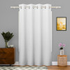 9 Feet Stylish Curtains for Living Room &amp; Bedroom | Light Control &amp; Pests Preventive Door Parde for Pooja Room &amp; Home Decor | Web Net - White