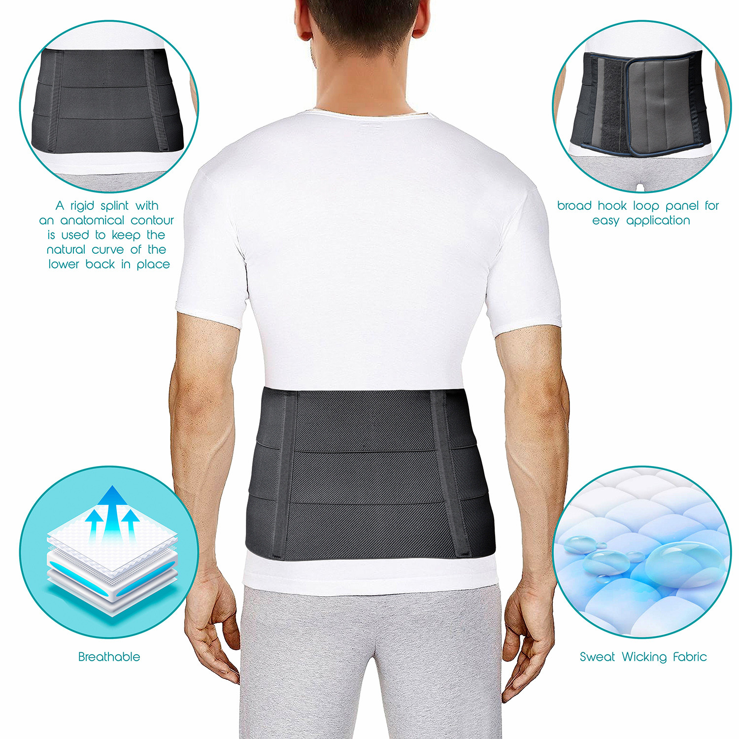 Kuber Industries Abdominal Belt | Abdominal Belt After Delivery For Tummy Reduction | Pregnancy Belt | Abdominal Binder | Fat Reduction Belt | Size-M |8