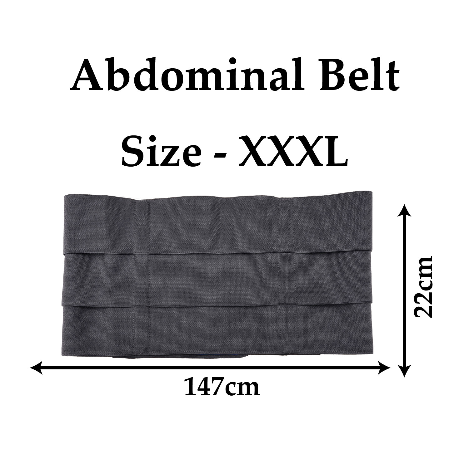 Kuber Industries Abdominal Belt | Abdominal Belt After Delivery For Tummy Reduction | Pregnancy Belt | Abdominal Binder | Fat Reduction Belt | Size-XXXL |8