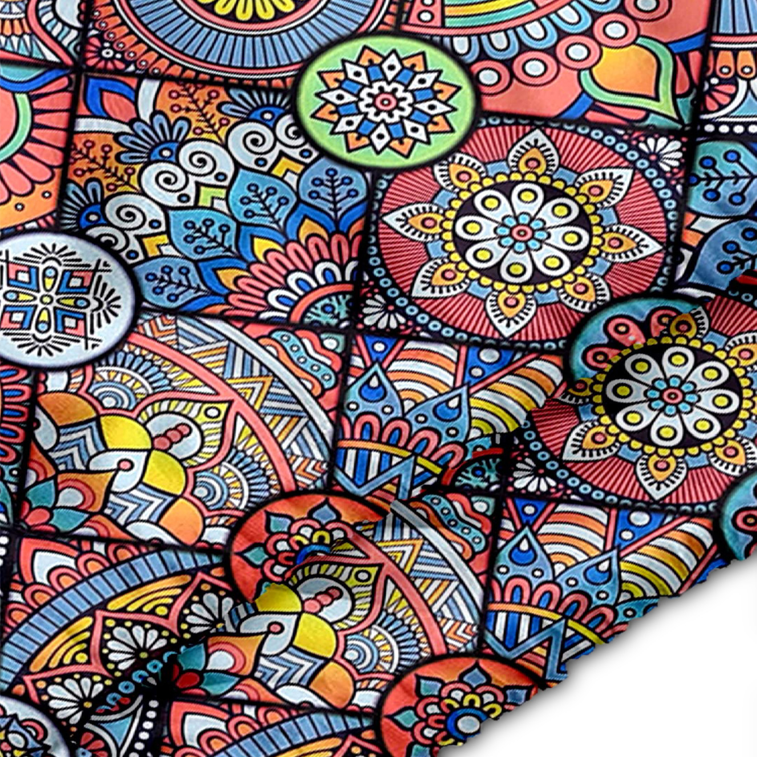 Kuber Industries AC Cover|Attractive Digital Print 1.5 Ton |All Weather Friendly|Stretchable Fabric & Elastic Closure, (Multicolor)