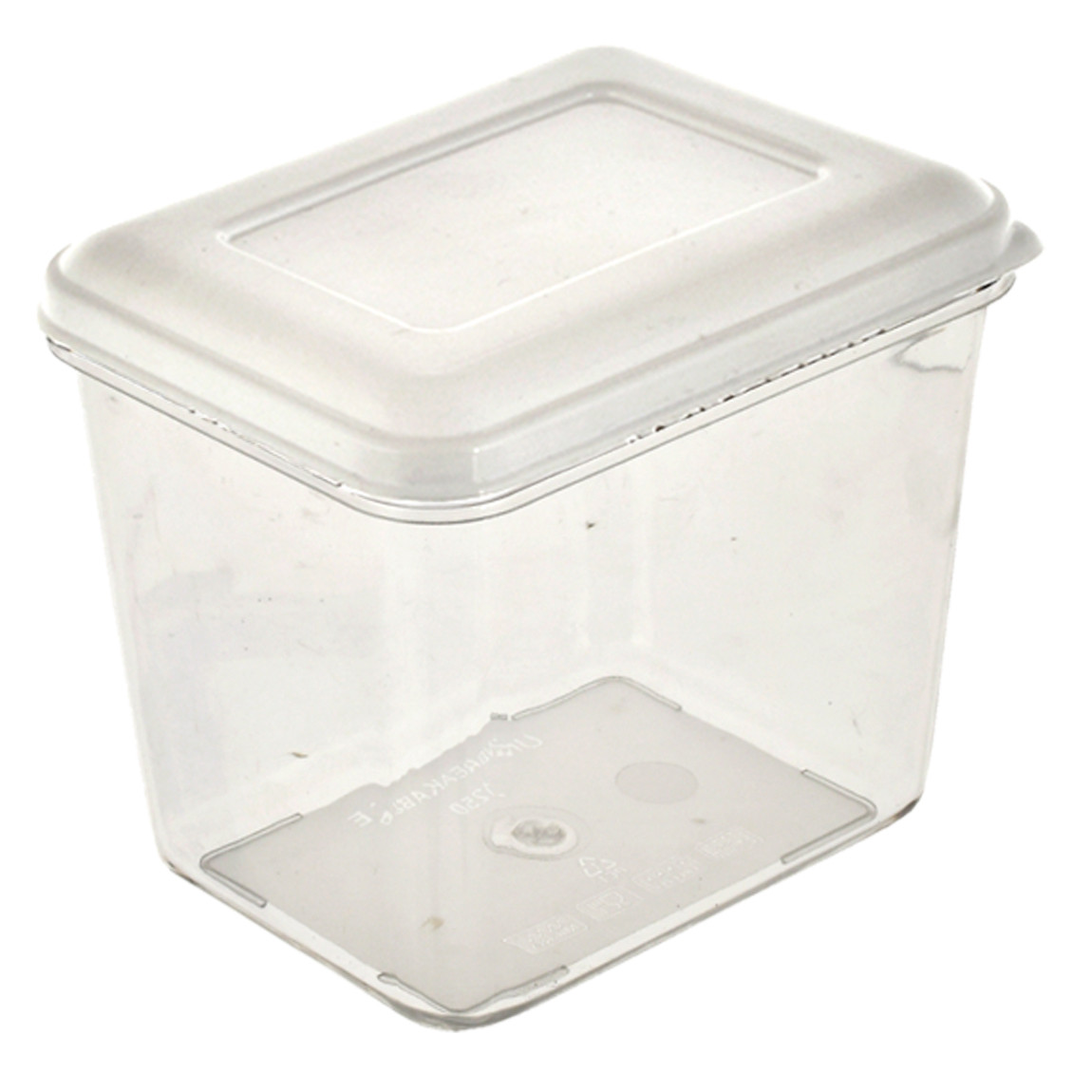 Kuber Industries Airtight Plastic Microwave Safe Food Storage Containers Set for Kitchen with Lid (White)-KUBMART1340