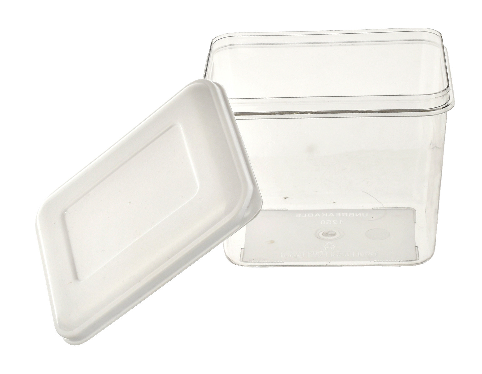 Kuber Industries Airtight Plastic Microwave Safe Food Storage Containers Set for Kitchen with Lid (White)-KUBMART1340