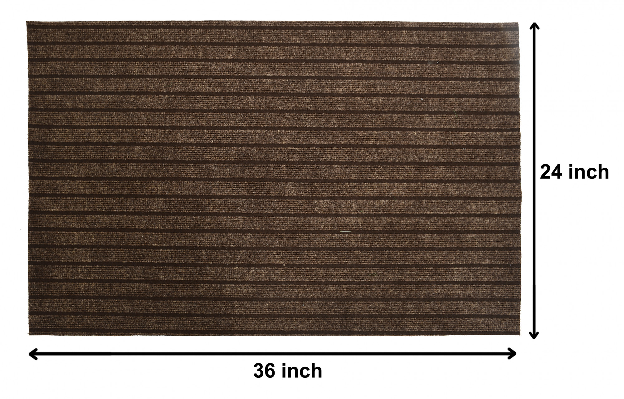 Kuber Industries All Weather Entry and Back Yard Door Mat, Indoor and Outdoor Safe, Non-Slip Rubber Backing, Absorbent and Waterproof, Dirt Trapping Rugs for Entryway -24