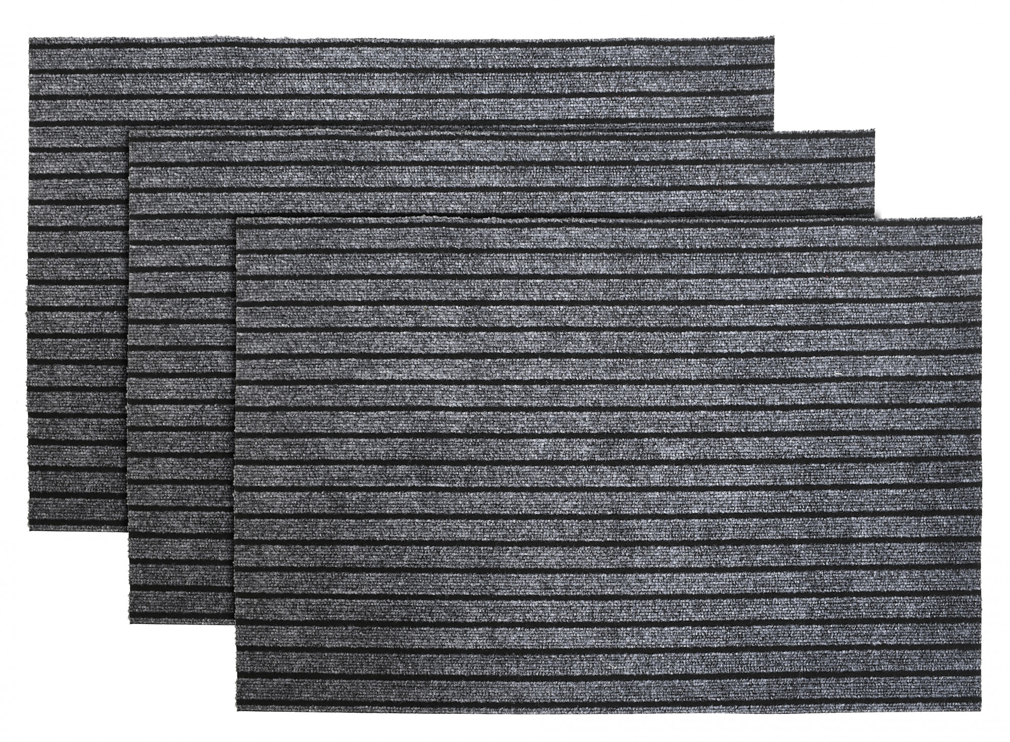 Kuber Industries All Weather Entry and Back Yard Door Mat, Non-Slip Rubber Backing, Absorbent and Waterproof, Dirt Trapping Rugs for Entryway -16