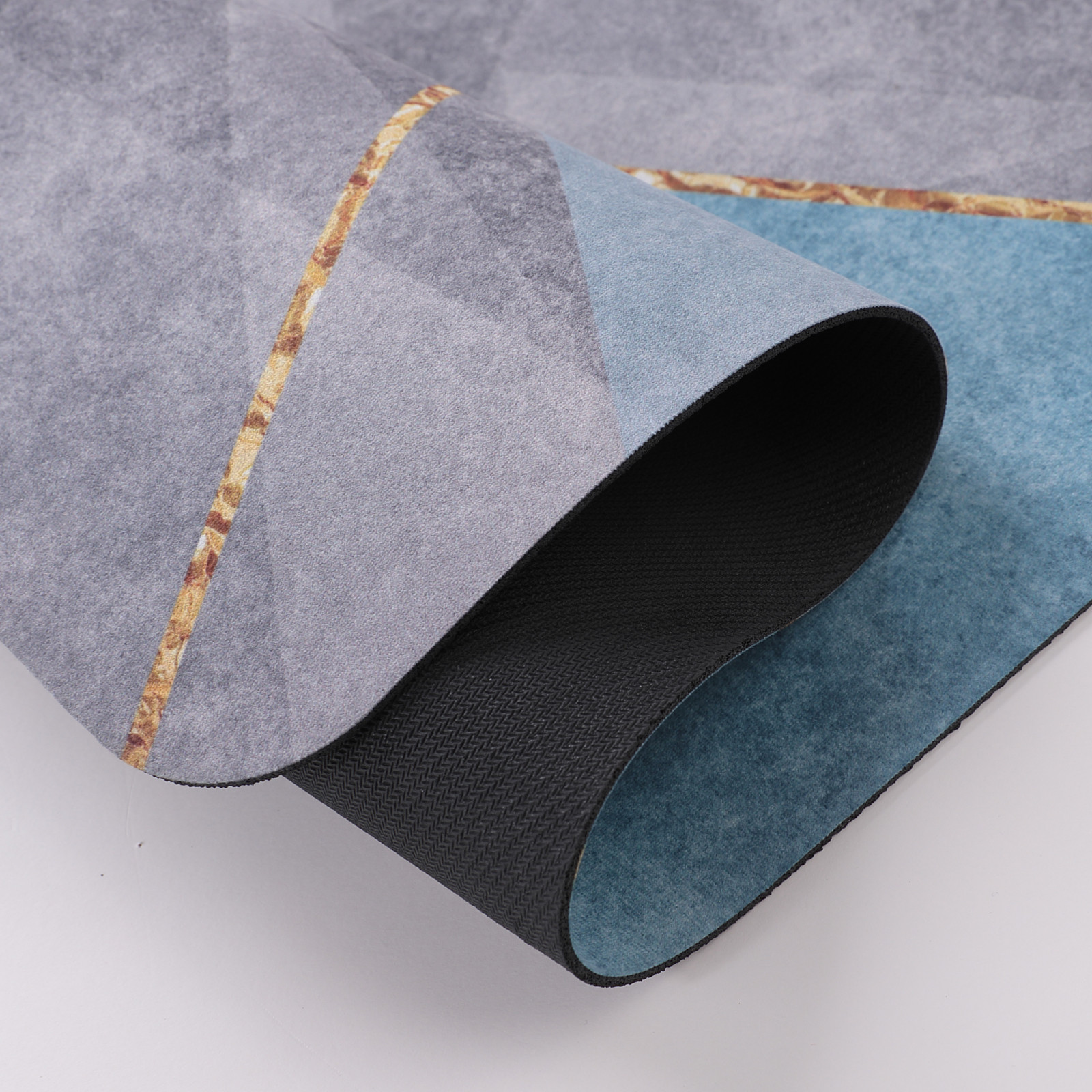 Kuber Industries Anti Skid Bathroom Mat|Rubber Floor Mat for Home|Idol for Bathroom, Kitchen, Bedroom (Multi)