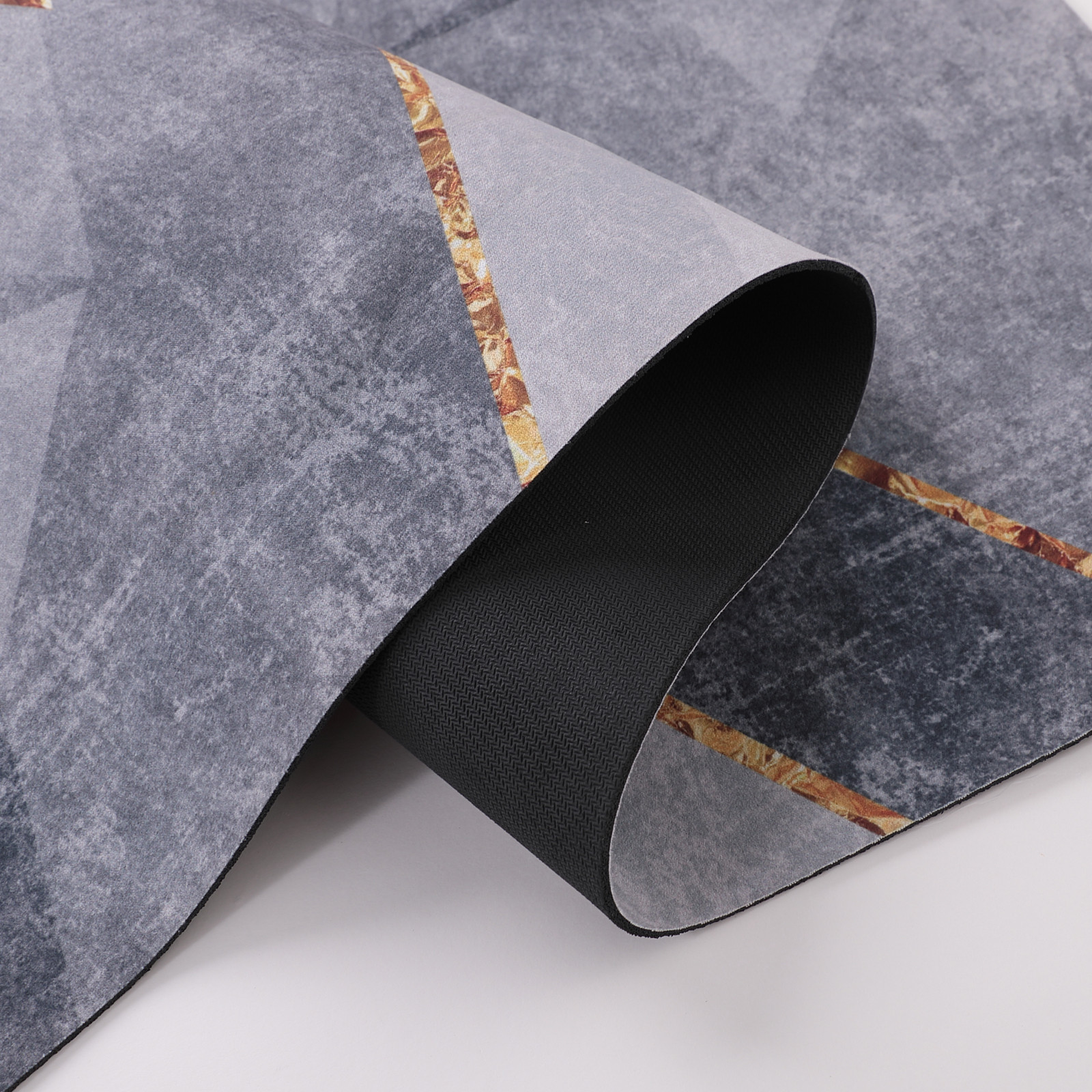Kuber Industries Anti Skid Bathroom Mat|Rubber Floor Mat for Home|Idol for Bathroom, Kitchen, Bedroom (Multi)