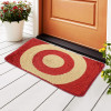 Anti-Skid Door Mats For Home | Soft, Washable Microfibre & Water Soaking Floor/Bathroom Mat - Red