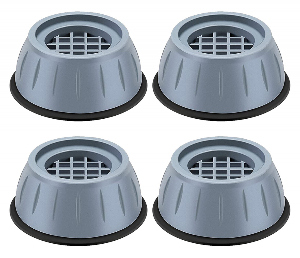 Kuber Industries Anti Vibration Pads for Washing Machine/Fridge/Home Furniture: (Grey)-45KM047