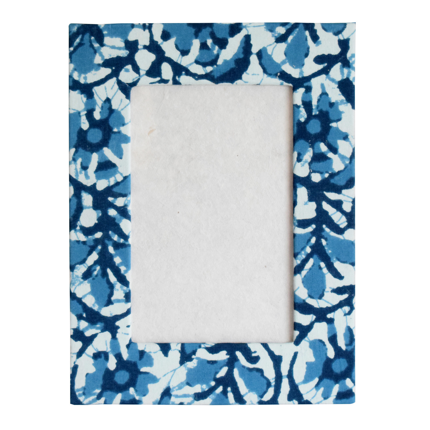 Kuber Industries Army Print Handicrafts Photo Frame For Living Room,Bedroom With Stable Stand (Blue)