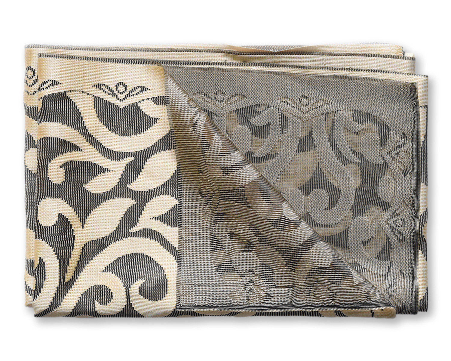 Kuber Industries Artcam Design Cotton 4 Seater Center Table Cover 60