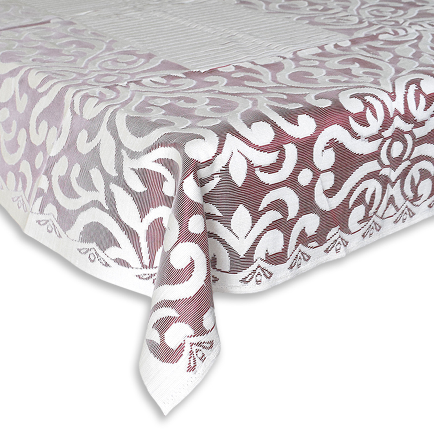 Kuber Industries Artcam Design Cotton 4 Seater Center Table Cover 60