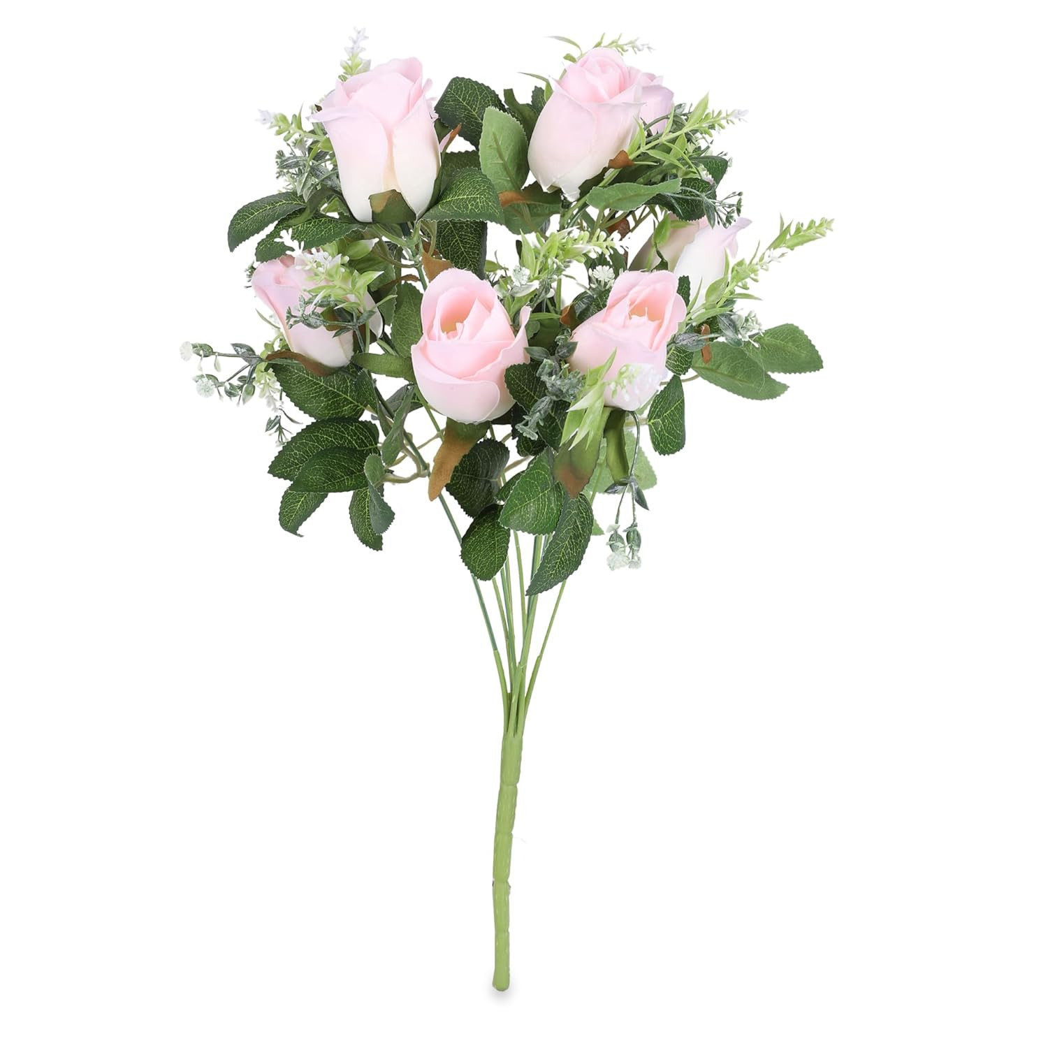 Kuber Industries Artificial Flowers for Home DÃ©cor|Natural Looking Indoor Fake Flowers for Vase|Artificial Flowers for Decoration|Without Basket (Pink)