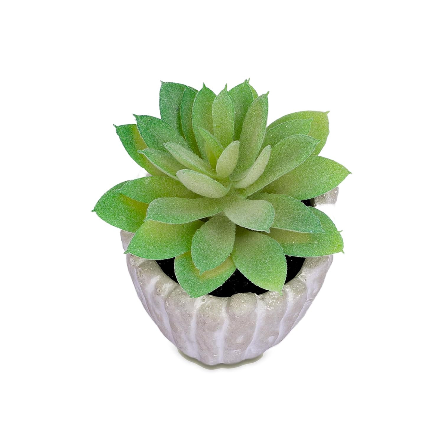 Kuber Industries Artificial Plants for Home DÃ©cor|Natural Looking Indoor Fake Plants with Pot|Artificial Flowers for Decoration (Green)