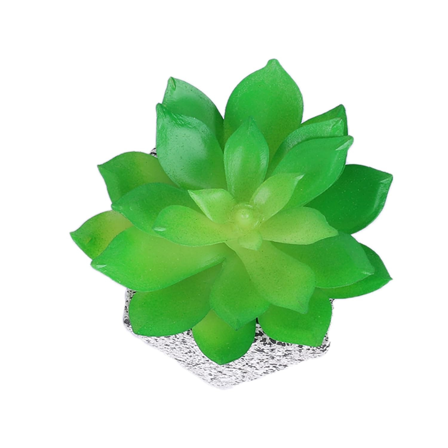 Kuber Industries Artificial Plants for Home DÃ©cor|Natural Looking Indoor Fake Plants with Pot|Artificial Flowers for Decoration (Green)
