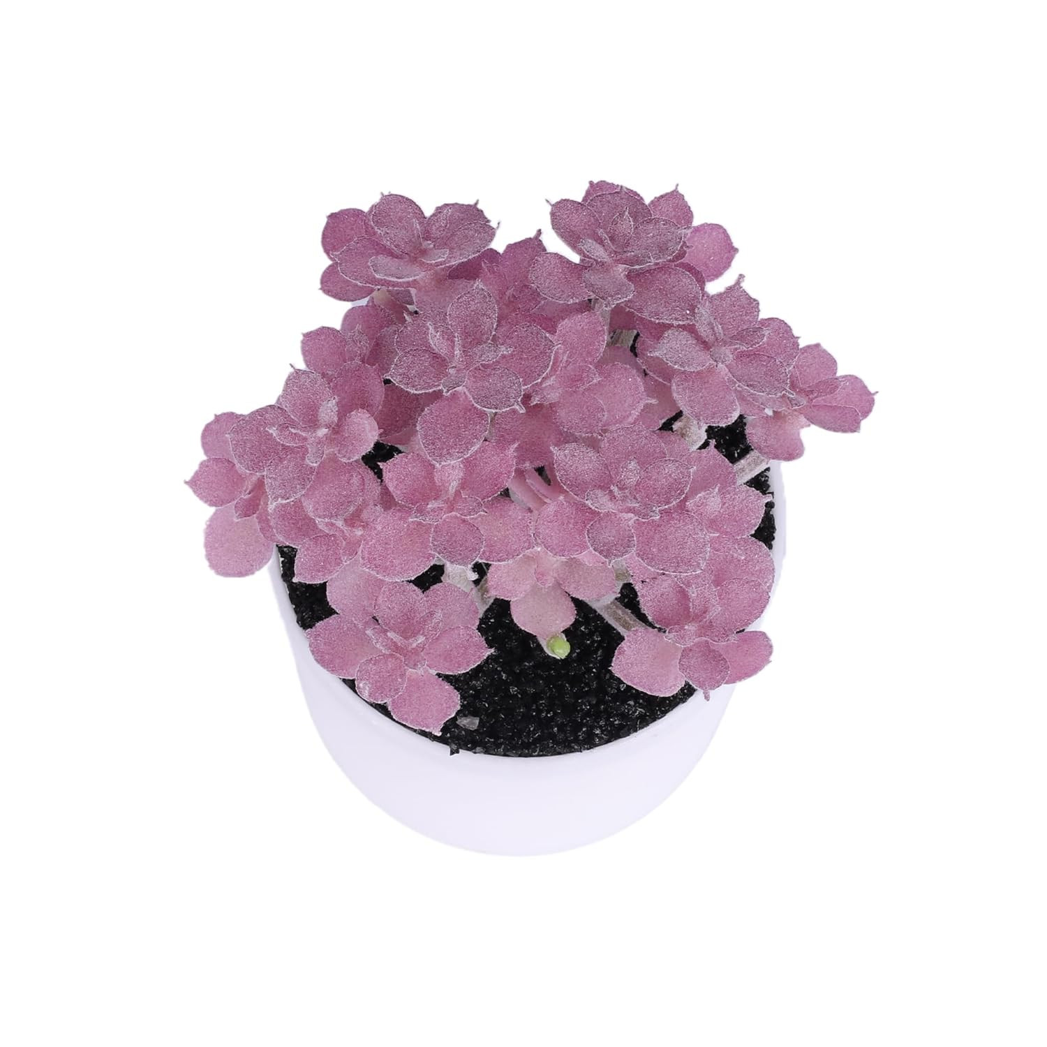 Kuber Industries Artificial Plants for Home DÃ©cor|Natural Looking Indoor Fake Plants with Pot|Artificial Flowers for Decoration (Lavender)