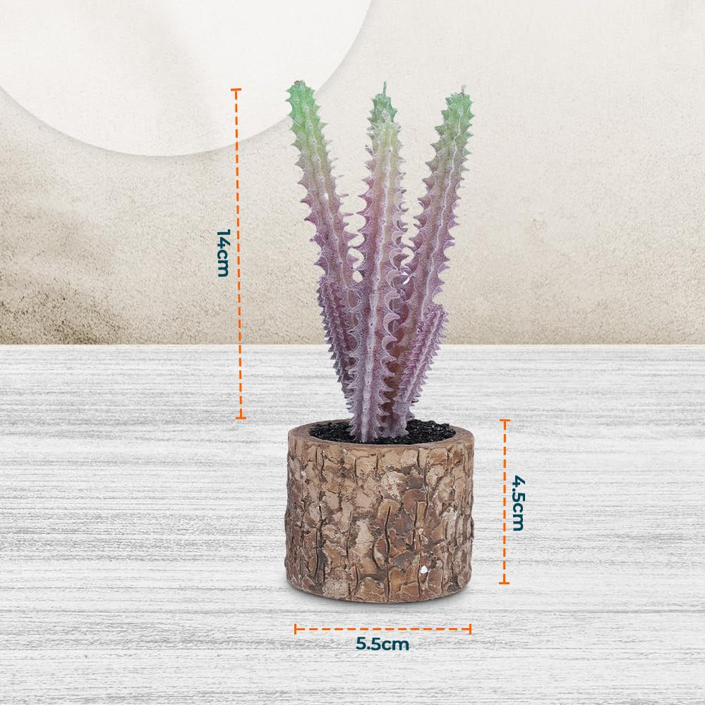 Kuber Industries Artificial Plants for Home DÃ©cor|Natural Looking Indoor Fake Plants with Pot|Artificial Flowers for Decoration (Lavender)
