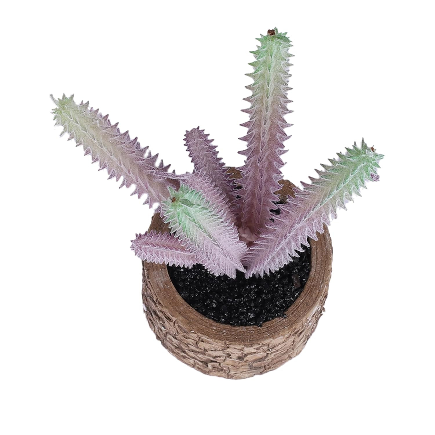 Kuber Industries Artificial Plants for Home DÃ©cor|Natural Looking Indoor Fake Plants with Pot|Artificial Flowers for Decoration (Lavender)