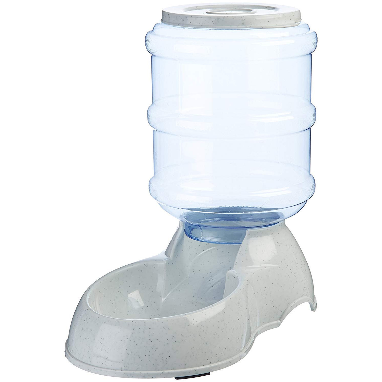 Kuber Industries Automatic Pet Water DispenserI3.5L|Self-Dispensing Gravity WatererIFor Cats, Dogs, Birds I Automatic Refillable I Reusable, Durable |Dog Accessories for Indoor & Outdoor|3500ML| Grey Grey