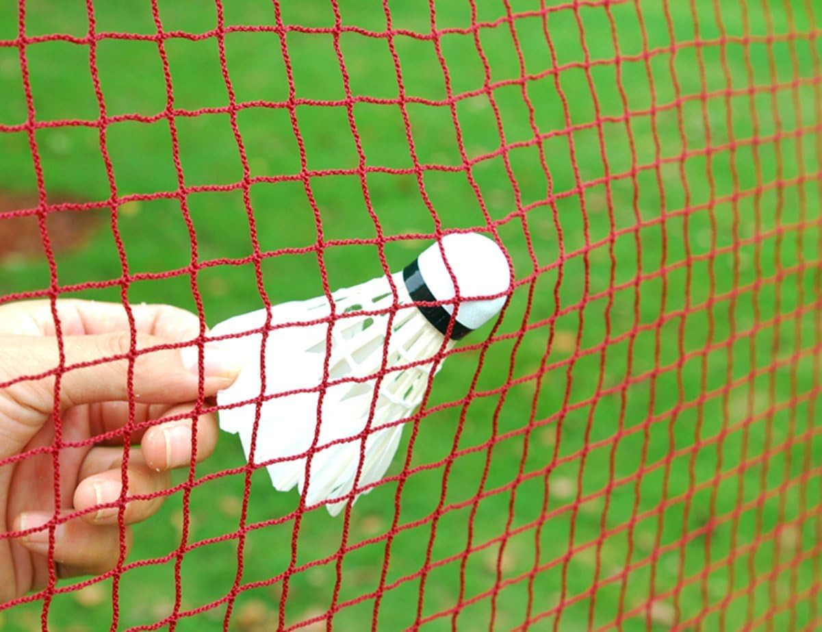 Kuber Industries Badminton Net|Nylon Net for Tournament, Sports Coaching|Shuttle Net Indoor, Outdoor (Wine Red)