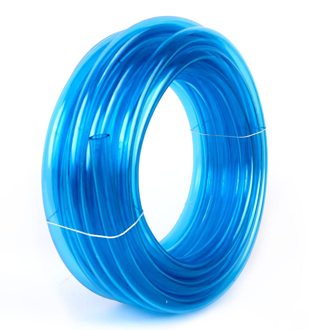 Kuber Industries Basic PVC Water Pipe 10 Meter  Multi-Utility Water Pipe for Garden Car Cleaning  Pet Cleaning  Durable Light Weight  Flexible Hose Pipe for Gardening  Blue 