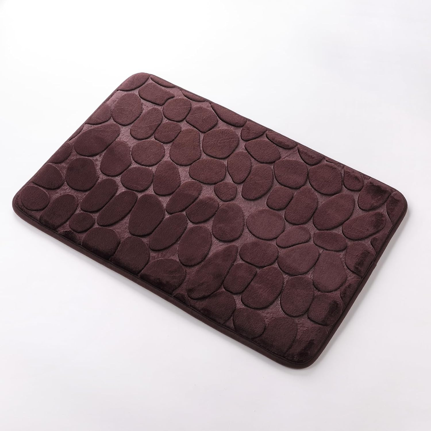 Kuber Industries Bath Mat | Bathroom Mat | Mat for Bathroom | Shower Bath Tub Mat | Living Room Mat | Foot Massager Mat | Square Shape Floor Mat | SZ-01A | Gray