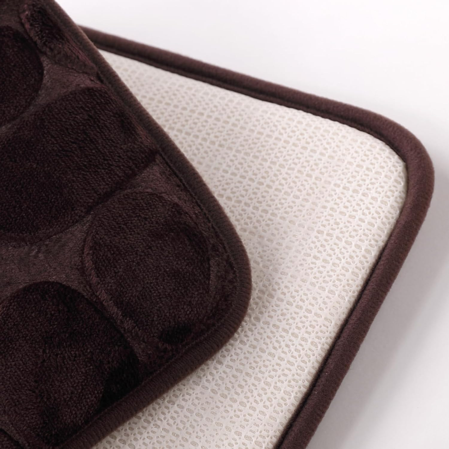 Kuber Industries Bath Mat | Bathroom Mat | Mat for Bathroom | Shower Bath Tub Mat | Living Room Mat | Foot Massager Mat | Square Shape Floor Mat | SZ-01A | Gray
