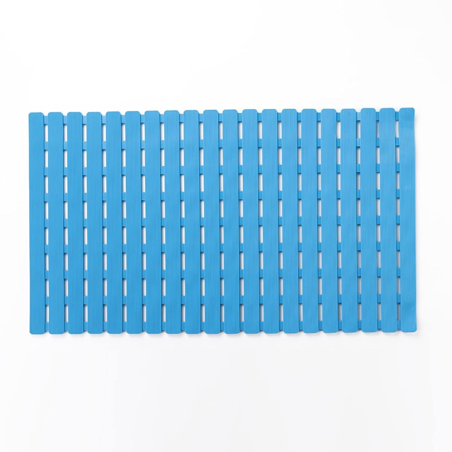 Kuber Industries Bath Mat | PVC Bathroom Mat | Shower Bath Mat | Floor Tub Mat | Bathroom Mud Mat | Anti-Skid Shower Bathroom Mat | JL-01A | Blue
