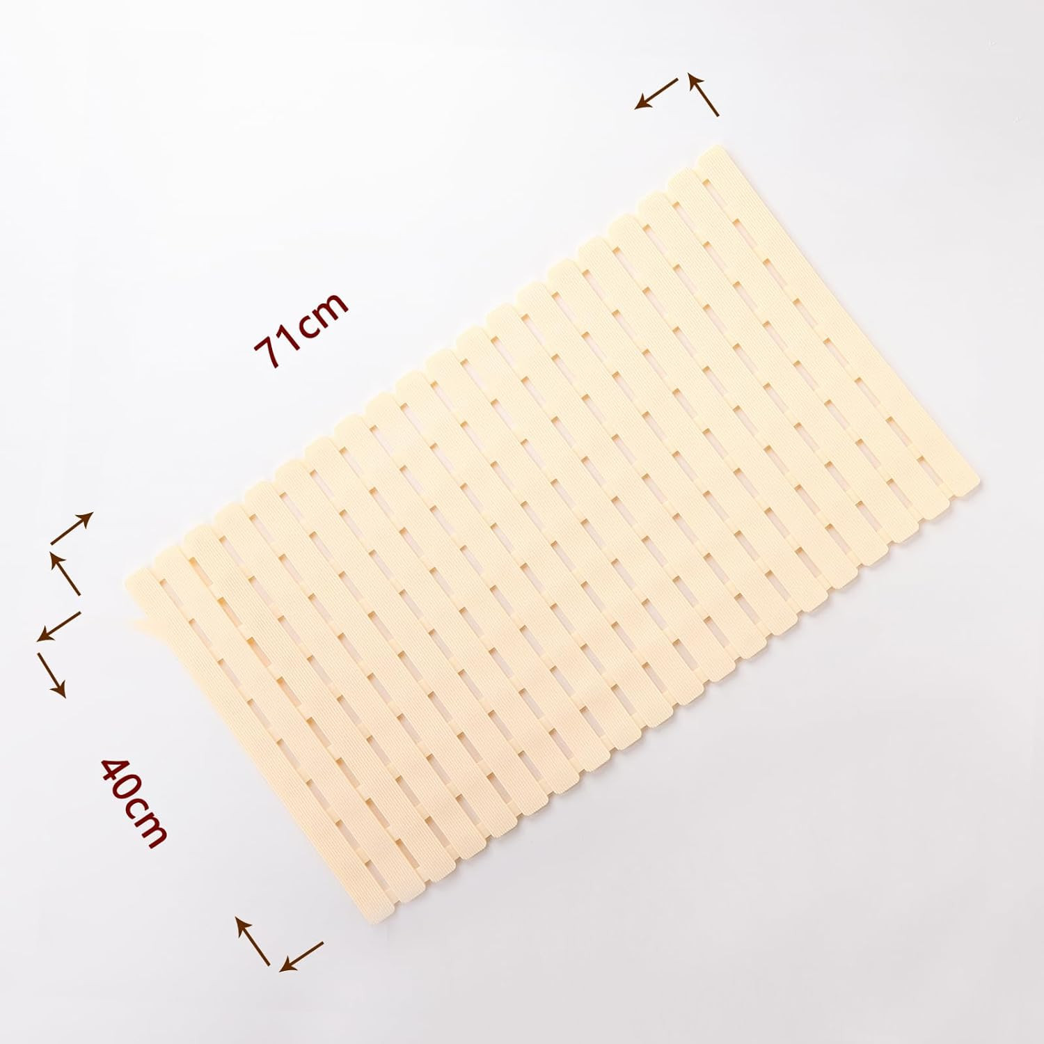 Kuber Industries Bath Mat | PVC Bathroom Mat | Shower Bath Mat | Floor Tub Mat | Bathroom Mud Mat | Anti-Skid Shower Bathroom Mat | JL-01C | Blue