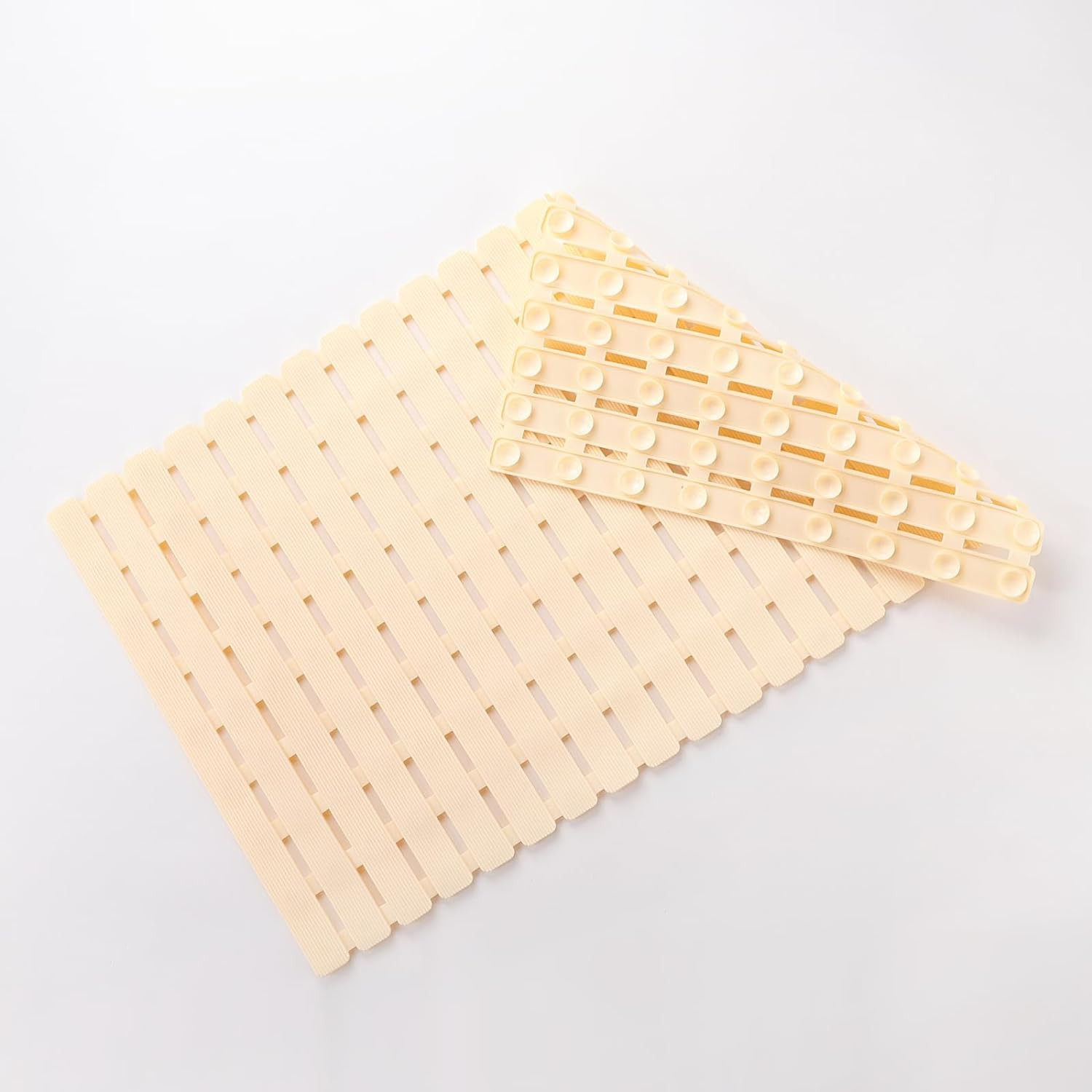 Kuber Industries Bath Mat | PVC Bathroom Mat | Shower Bath Mat | Floor Tub Mat | Bathroom Mud Mat | Anti-Skid Shower Bathroom Mat | JL-01C | Blue