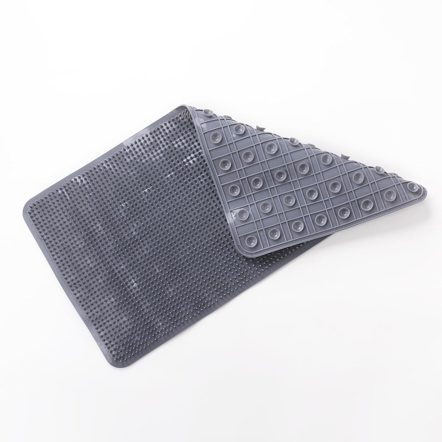 Kuber Industries Bath Mat | PVC Bathroom Mat | Shower Bath Mat | Floor Tub Mat | Bathroom Mud Mat | Anti-Skid Shower Bathroom Mat | L-YSD-A | Gray
