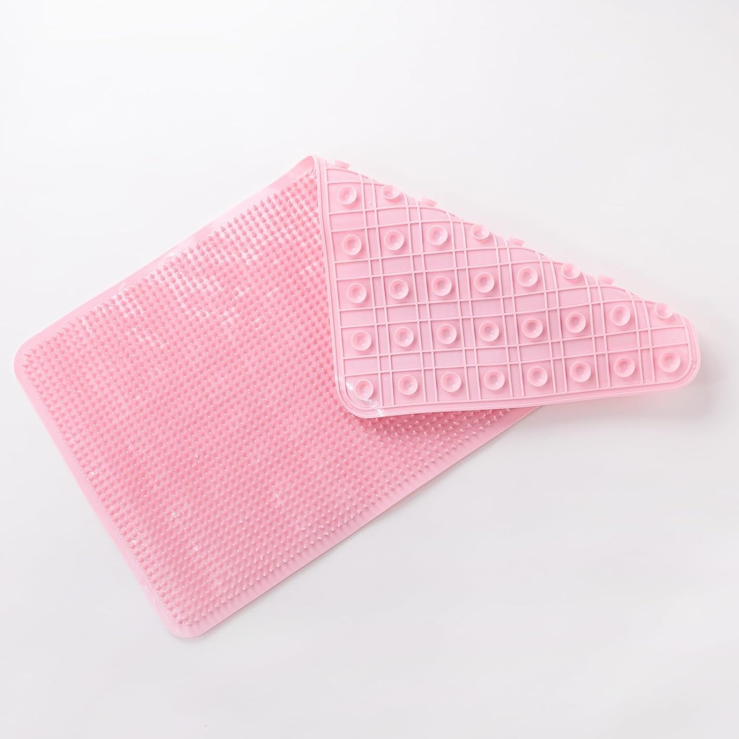 Kuber Industries Bath Mat | PVC Bathroom Mat | Shower Bath Mat | Floor Tub Mat | Bathroom Mud Mat | Anti-Skid Shower Bathroom Mat | L-YSD-B | Pink