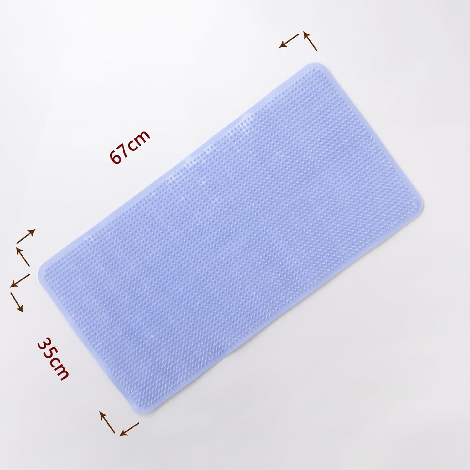 Kuber Industries Bath Mat | PVC Bathroom Mat | Shower Bath Mat | Floor Tub Mat | Bathroom Mud Mat | Anti-Skid Shower Bathroom Mat | L-YSD-C | Sky Blue