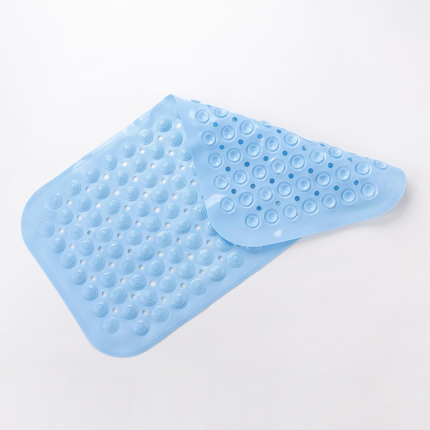 Kuber Industries Bath Mat | PVC Bathroom Mat | Shower Bath Mat | Floor Tub Mat | Bathroom Mud Mat | Anti-Skid Shower Bathroom Mat | M-YSD-35A | Sky Blue